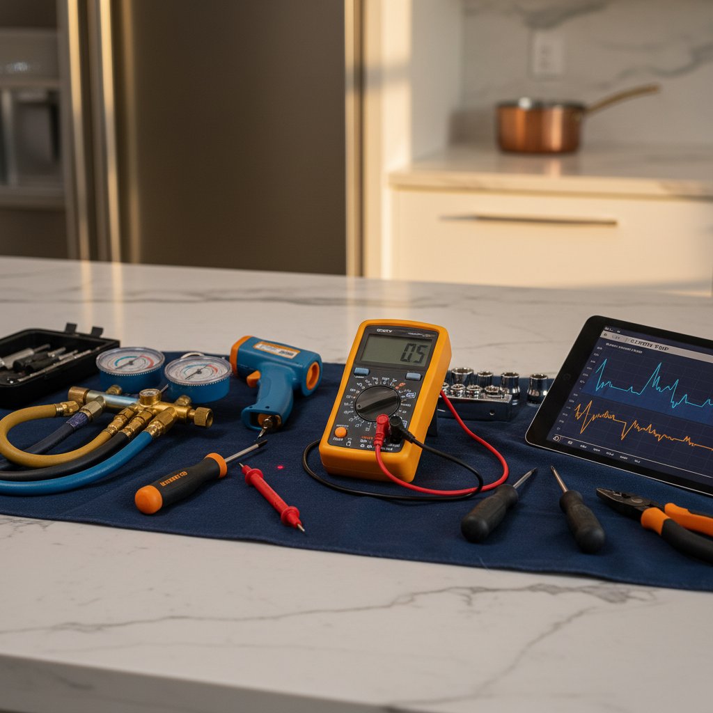 Professional appliance repair diagnostic tools and equipment